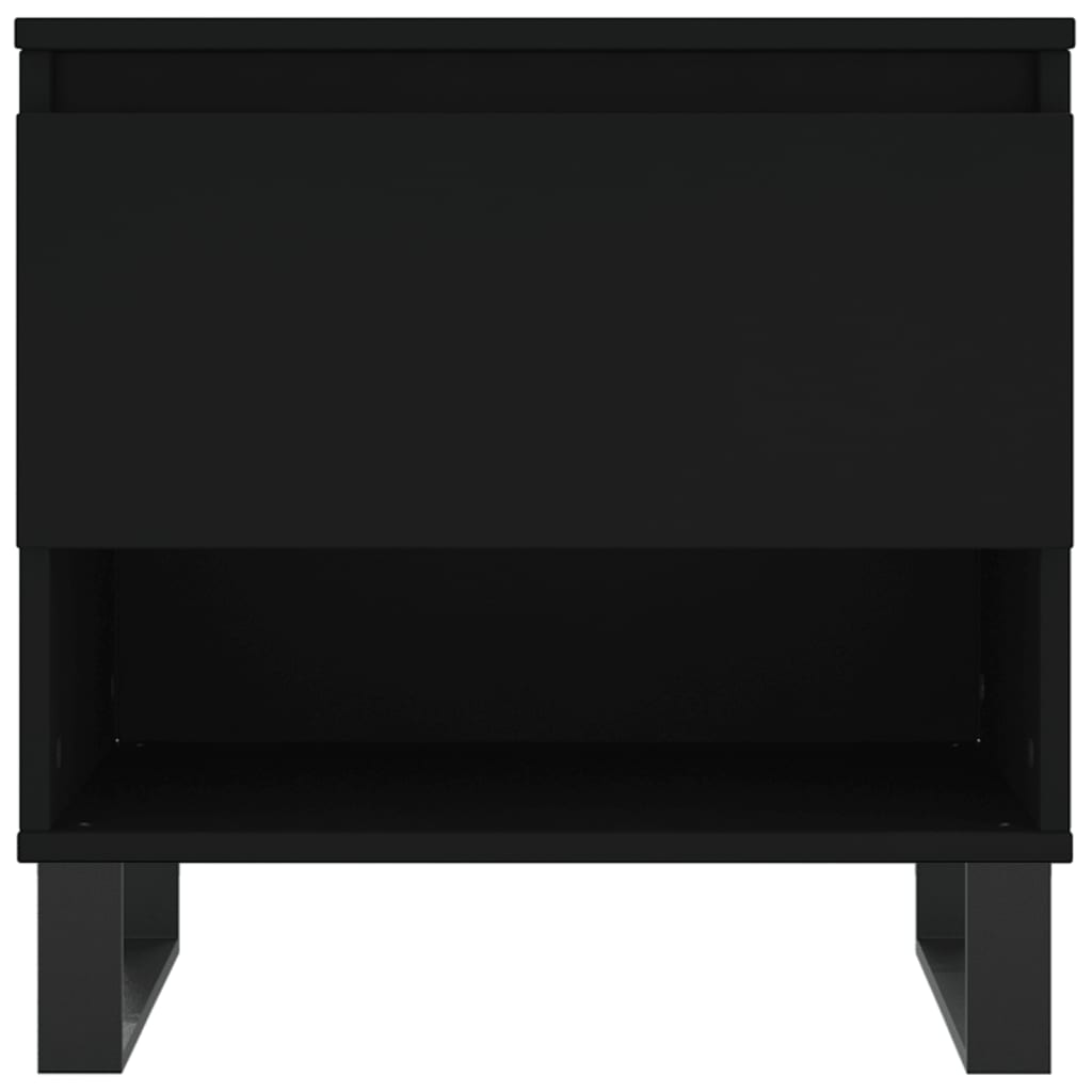 Tavolini da Salotto 2 pz Neri 50x46x50 cm in Legno Multistrato | homemem39