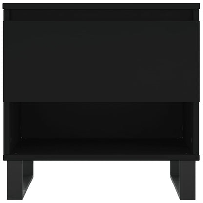 Tavolini da Salotto 2 pz Neri 50x46x50 cm in Legno Multistrato | homemem39