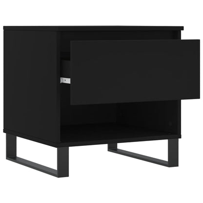 Tavolini da Salotto 2 pz Neri 50x46x50 cm in Legno Multistrato | homemem39