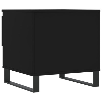 Tavolini da Salotto 2 pz Neri 50x46x50 cm in Legno Multistrato | homemem39
