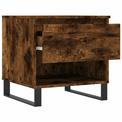 Tavolini Salotto 2pz Rovere Fumo 50x46x50 cm Legno Multistrato | homemem39