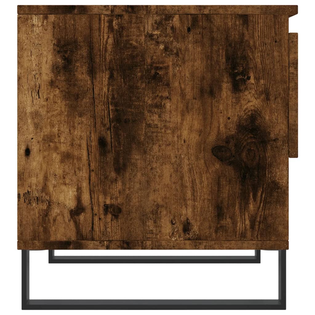 Tavolini Salotto 2pz Rovere Fumo 50x46x50 cm Legno Multistrato | homemem39