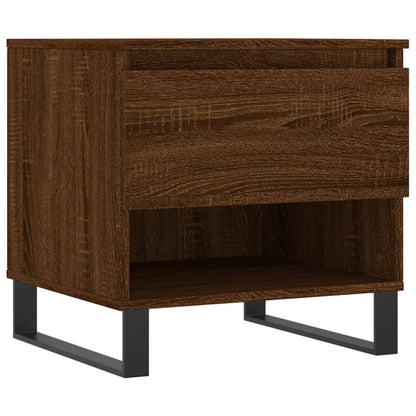 Tavolini Salotto 2pz Rovere Marrone 50x46x50 Legno Multistrato | homemem39