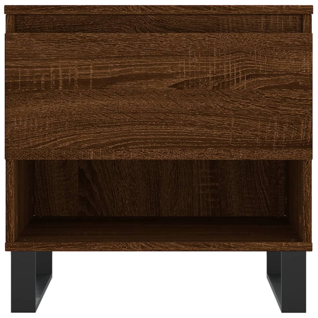 Tavolini Salotto 2pz Rovere Marrone 50x46x50 Legno Multistrato | homemem39