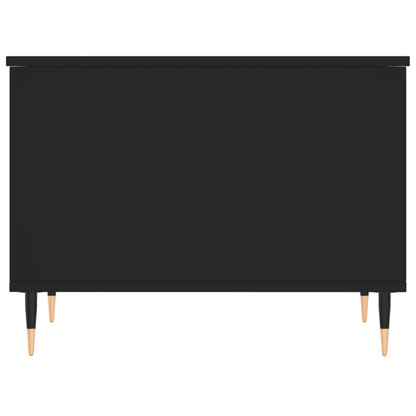 Tavolino da Salotto Nero 60x44,5x45 cm in Legno Multistrato | homemem39