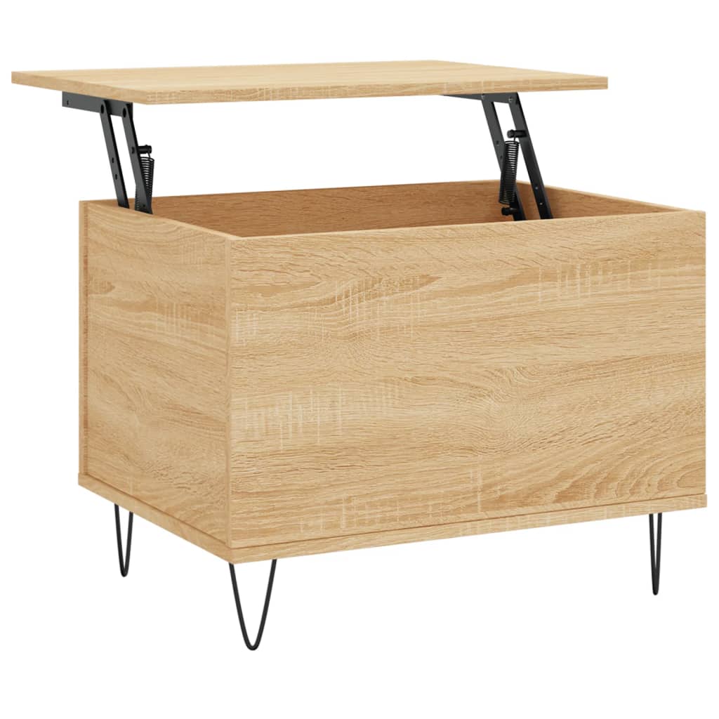 Tavolino Salotto Rovere Sonoma 60x44,5x45 cm Legno Multistrato | homemem39