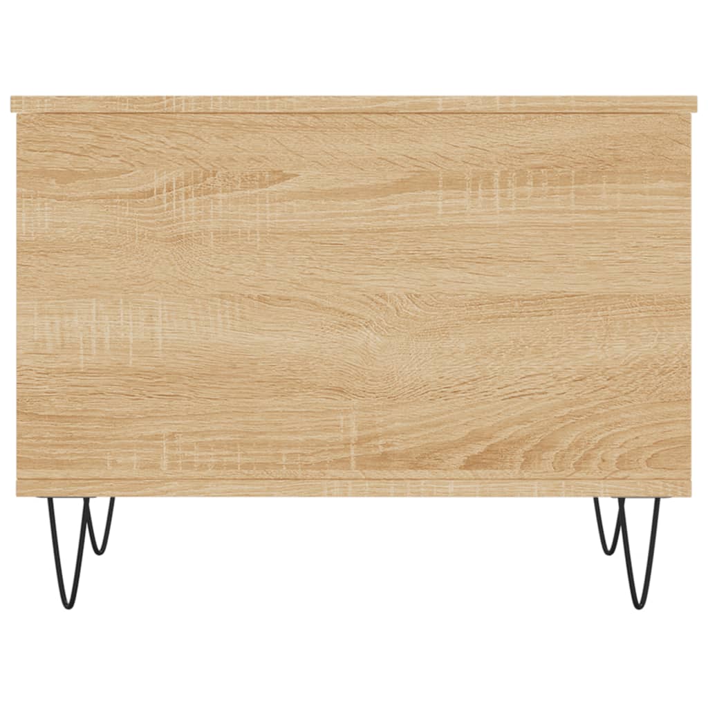 Tavolino Salotto Rovere Sonoma 60x44,5x45 cm Legno Multistrato | homemem39