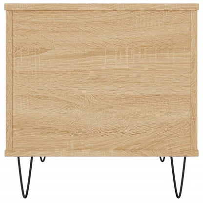 Tavolino Salotto Rovere Sonoma 60x44,5x45 cm Legno Multistrato