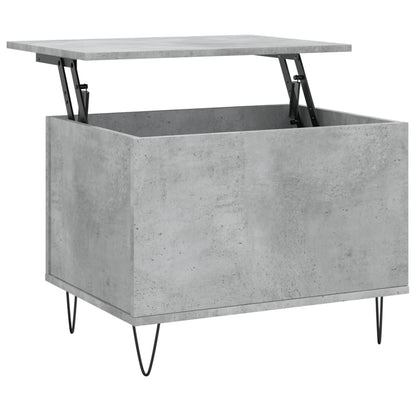 Tavolino Salotto Grigio Cemento 60x44,5x45 cm Legno Multistrato | homemem39