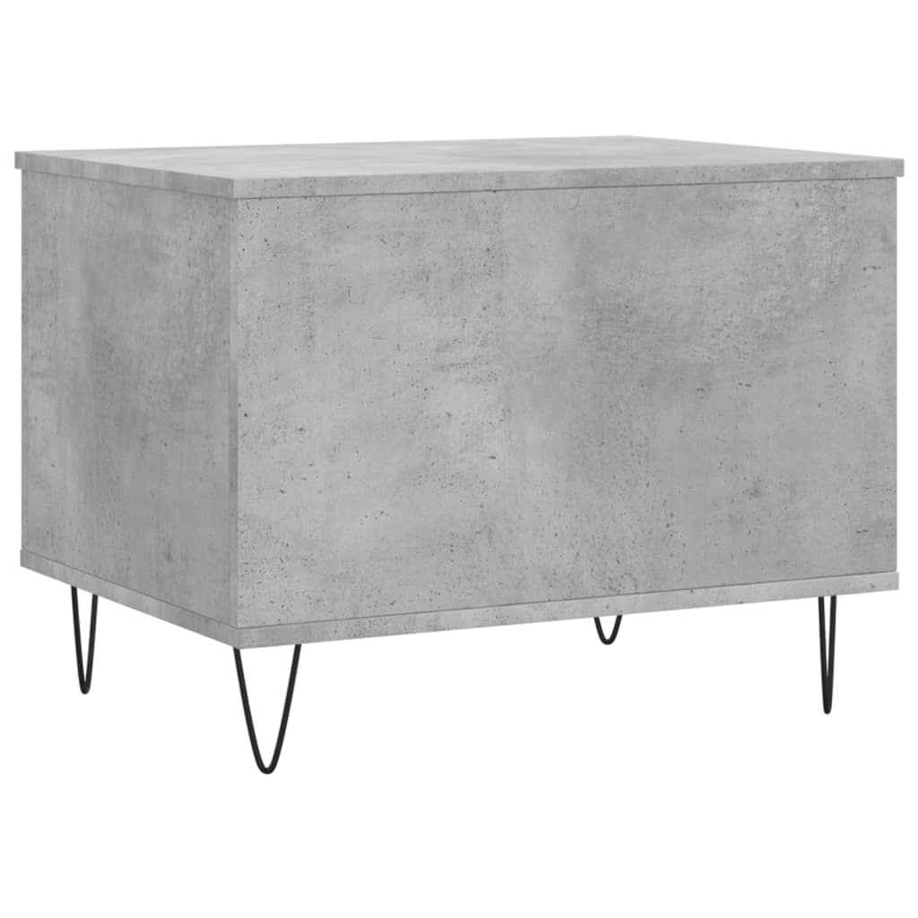 Tavolino Salotto Grigio Cemento 60x44,5x45 cm Legno Multistrato | homemem39