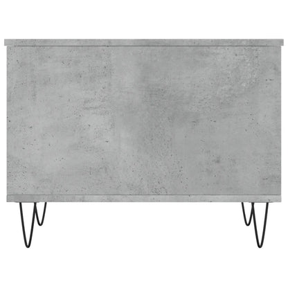 Tavolino Salotto Grigio Cemento 60x44,5x45 cm Legno Multistrato | homemem39
