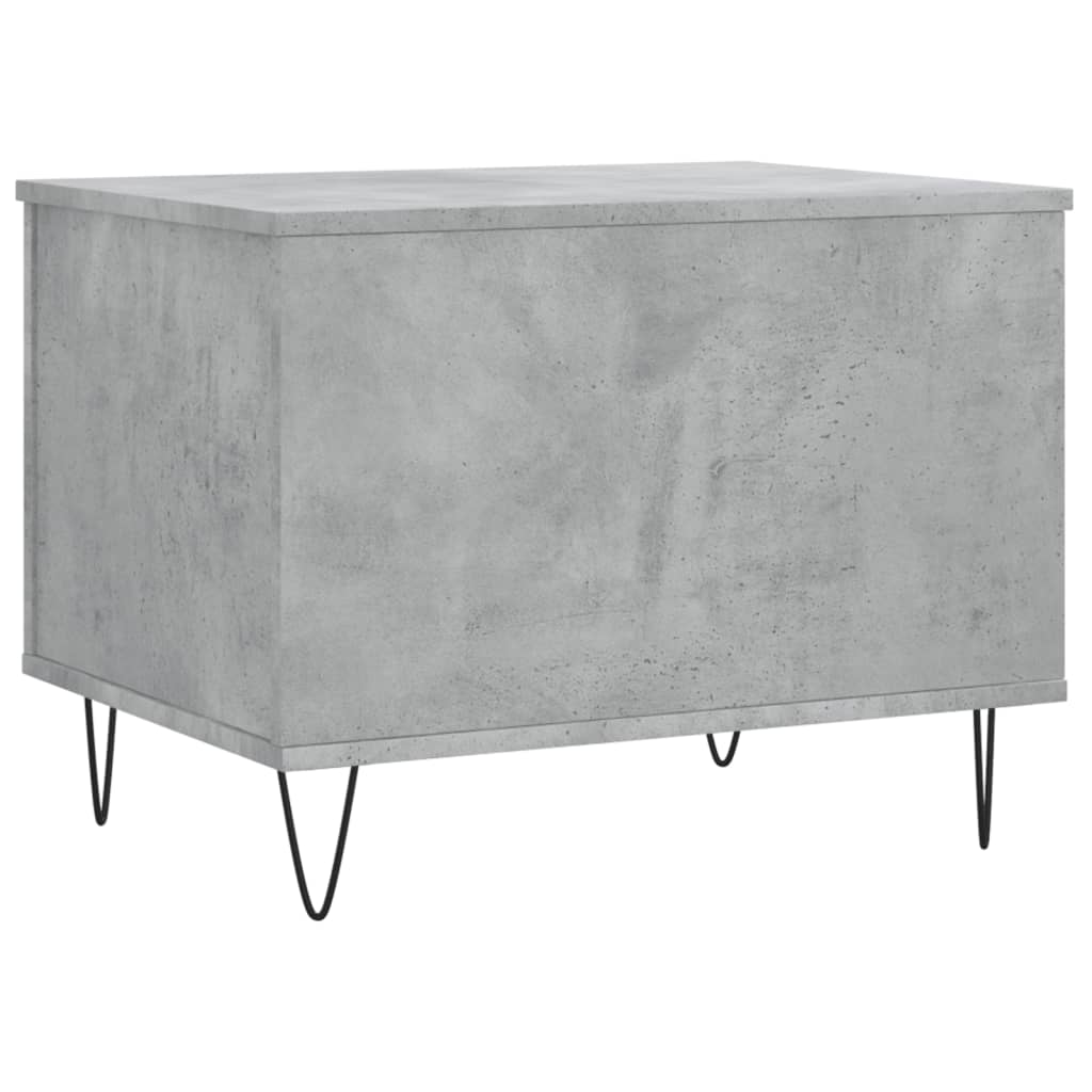 Tavolino Salotto Grigio Cemento 60x44,5x45 cm Legno Multistrato | homemem39