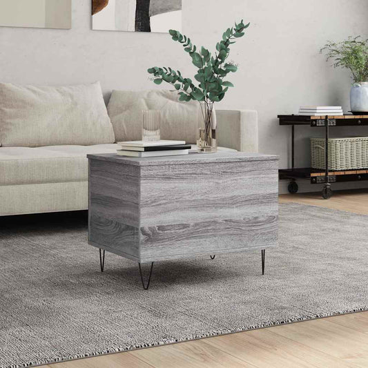 Tavolino Salotto Grigio Sonoma 60x44,5x45 cm Legno Multistrato | homemem39