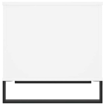 Tavolino da Salotto Bianco 60x44,5x45 cm in Legno Multistrato | homemem39