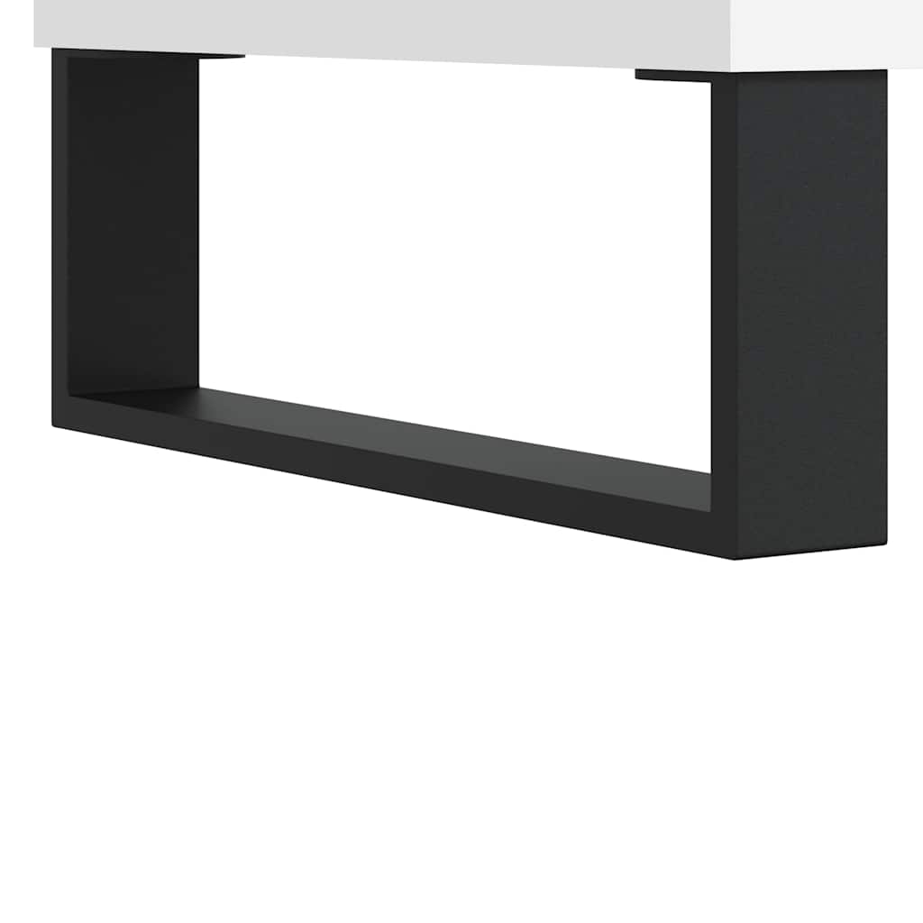 Tavolino da Salotto Bianco 60x44,5x45 cm in Legno Multistrato | homemem39
