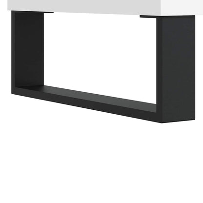 Tavolino da Salotto Bianco 60x44,5x45 cm in Legno Multistrato | homemem39