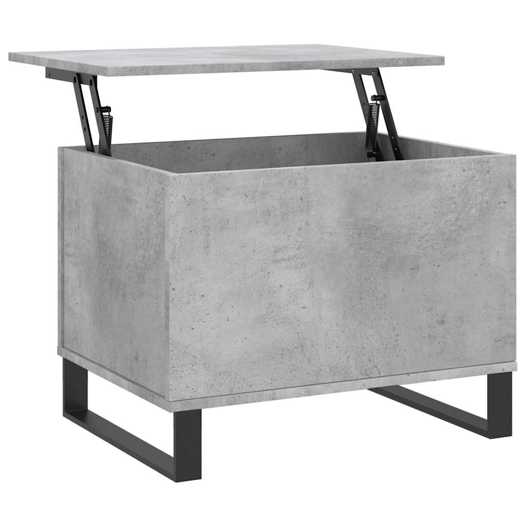 Tavolino Salotto Grigio Cemento 60x44,5x45 cm Legno Multistrato | homemem39