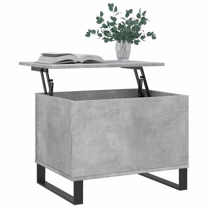 Tavolino Salotto Grigio Cemento 60x44,5x45 cm Legno Multistrato | homemem39