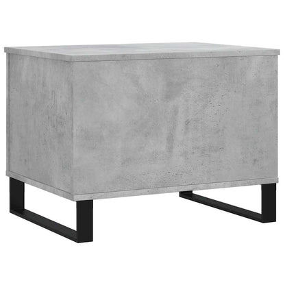 Tavolino Salotto Grigio Cemento 60x44,5x45 cm Legno Multistrato | homemem39