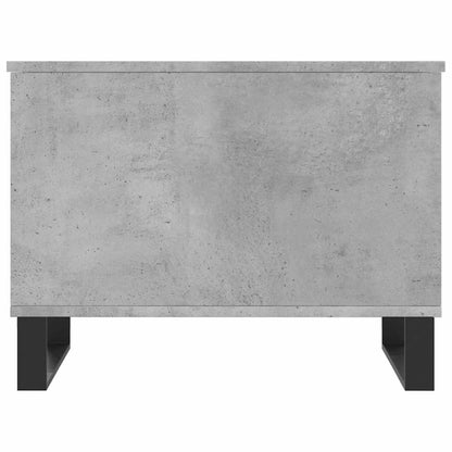 Tavolino Salotto Grigio Cemento 60x44,5x45 cm Legno Multistrato | homemem39