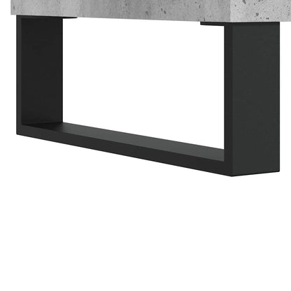 Tavolino Salotto Grigio Cemento 60x44,5x45 cm Legno Multistrato | homemem39