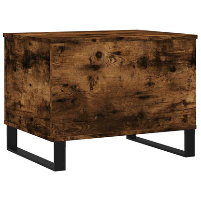 Tavolino da Salotto Rovere Fumo 60x44,5x45 cm Legno Multistrato | homemem39