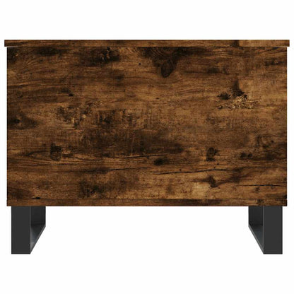 Tavolino da Salotto Rovere Fumo 60x44,5x45 cm Legno Multistrato | homemem39