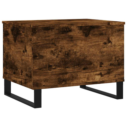 Tavolino da Salotto Rovere Fumo 60x44,5x45 cm Legno Multistrato | homemem39