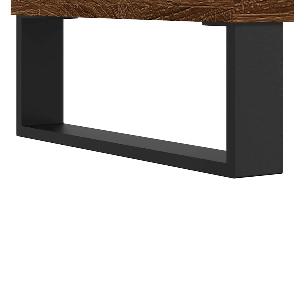 Tavolino da Salotto Rovere Fumo 60x44,5x45 cm Legno Multistrato | homemem39