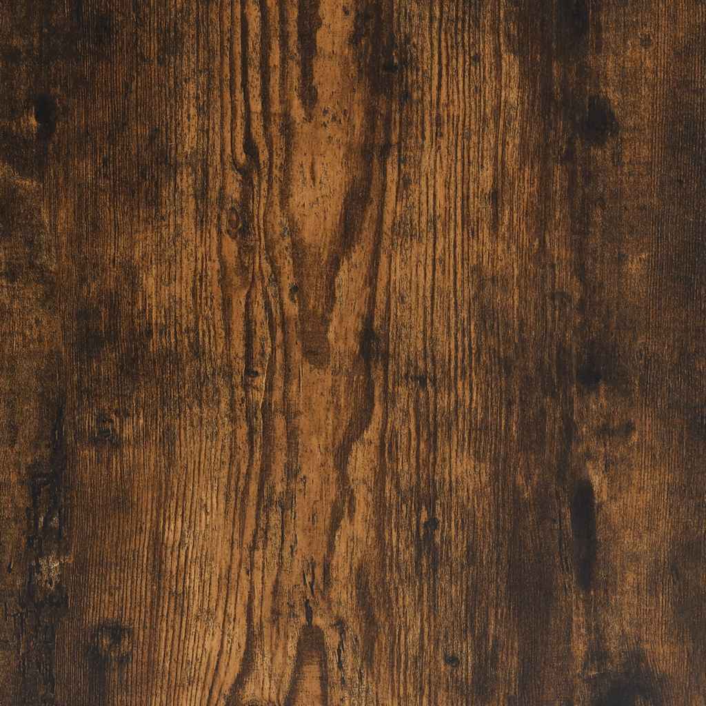 Tavolino da Salotto Rovere Fumo 60x44,5x45 cm Legno Multistrato