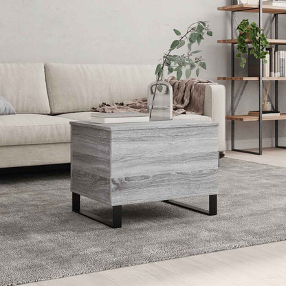 Tavolino Salotto Grigio Sonoma 60x44,5x45 cm Legno Multistrato