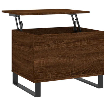 Tavolino Salotto Rovere Marrone 60x44,5x45 cm Legno Multistrato | homemem39