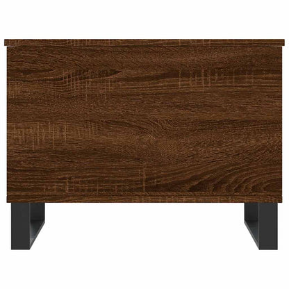 Tavolino Salotto Rovere Marrone 60x44,5x45 cm Legno Multistrato | homemem39