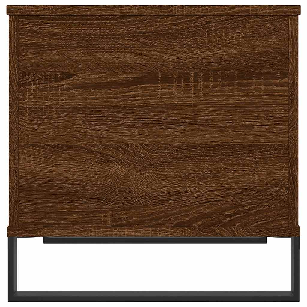 Tavolino Salotto Rovere Marrone 60x44,5x45 cm Legno Multistrato | homemem39