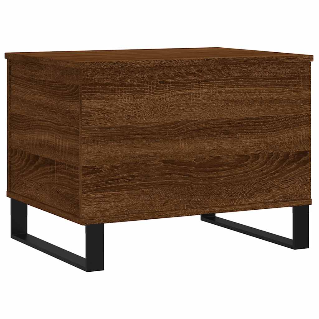 Tavolino Salotto Rovere Marrone 60x44,5x45 cm Legno Multistrato | homemem39