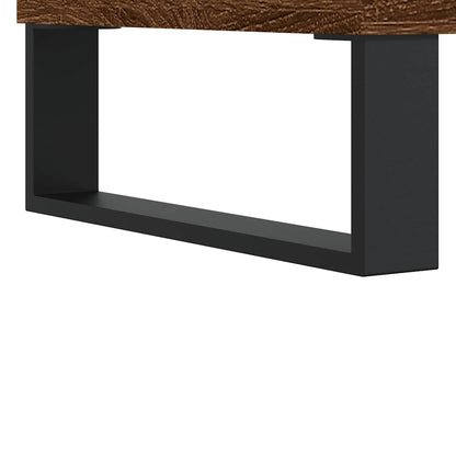 Tavolino Salotto Rovere Marrone 60x44,5x45 cm Legno Multistrato | homemem39