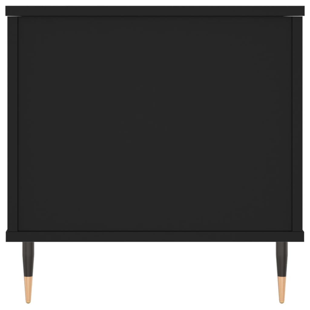 Tavolino da Salotto Nero 90x44,5x45 cm in Legno Multistrato | homemem39