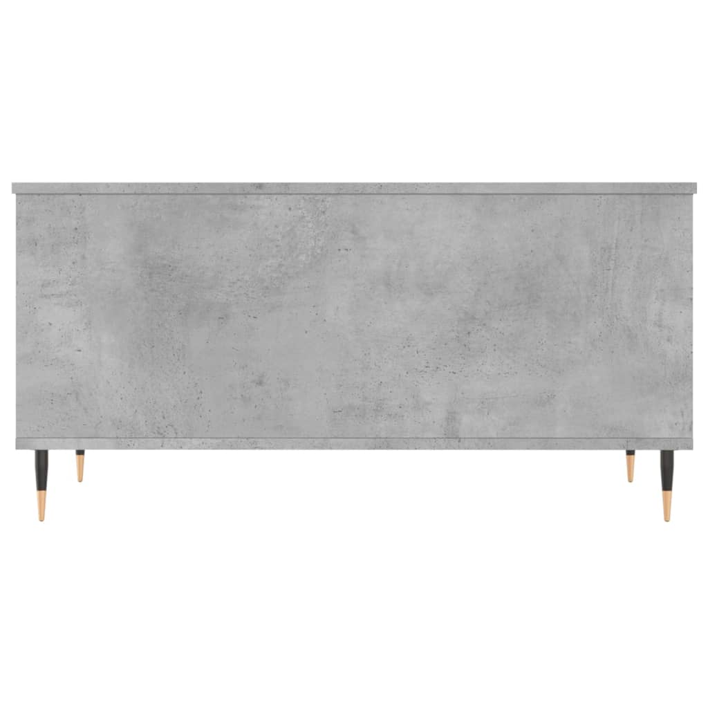 Tavolino Salotto Grigio Cemento 90x44,5x45 cm Legno Multistrato - homemem39