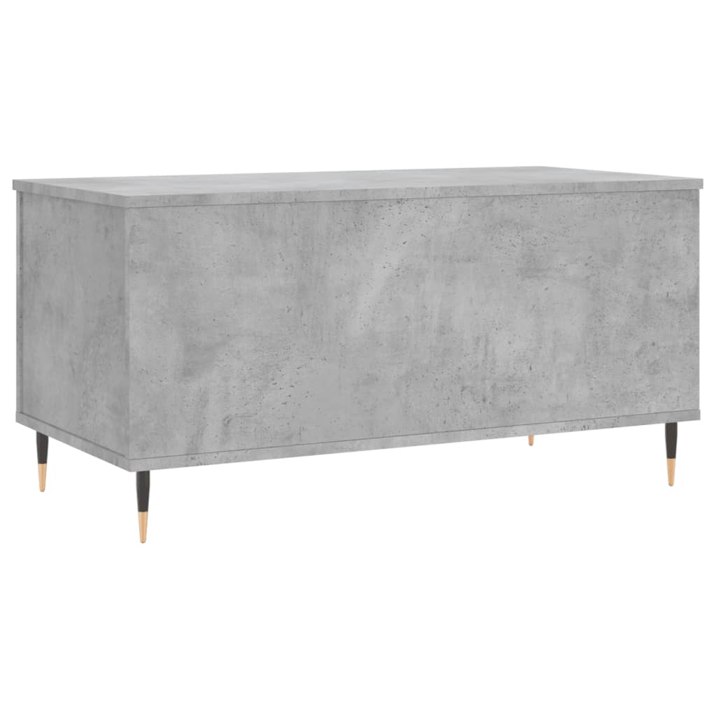 Tavolino Salotto Grigio Cemento 90x44,5x45 cm Legno Multistrato - homemem39