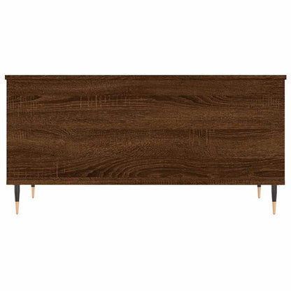 Tavolino Salotto Rovere Marrone 90x44,5x45 cm Legno Multistrato | homemem39