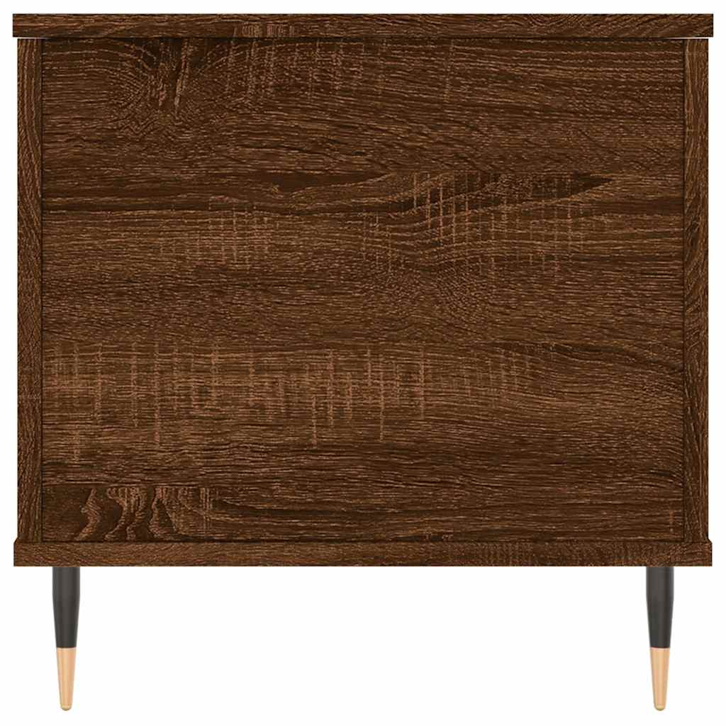 Tavolino Salotto Rovere Marrone 90x44,5x45 cm Legno Multistrato | homemem39