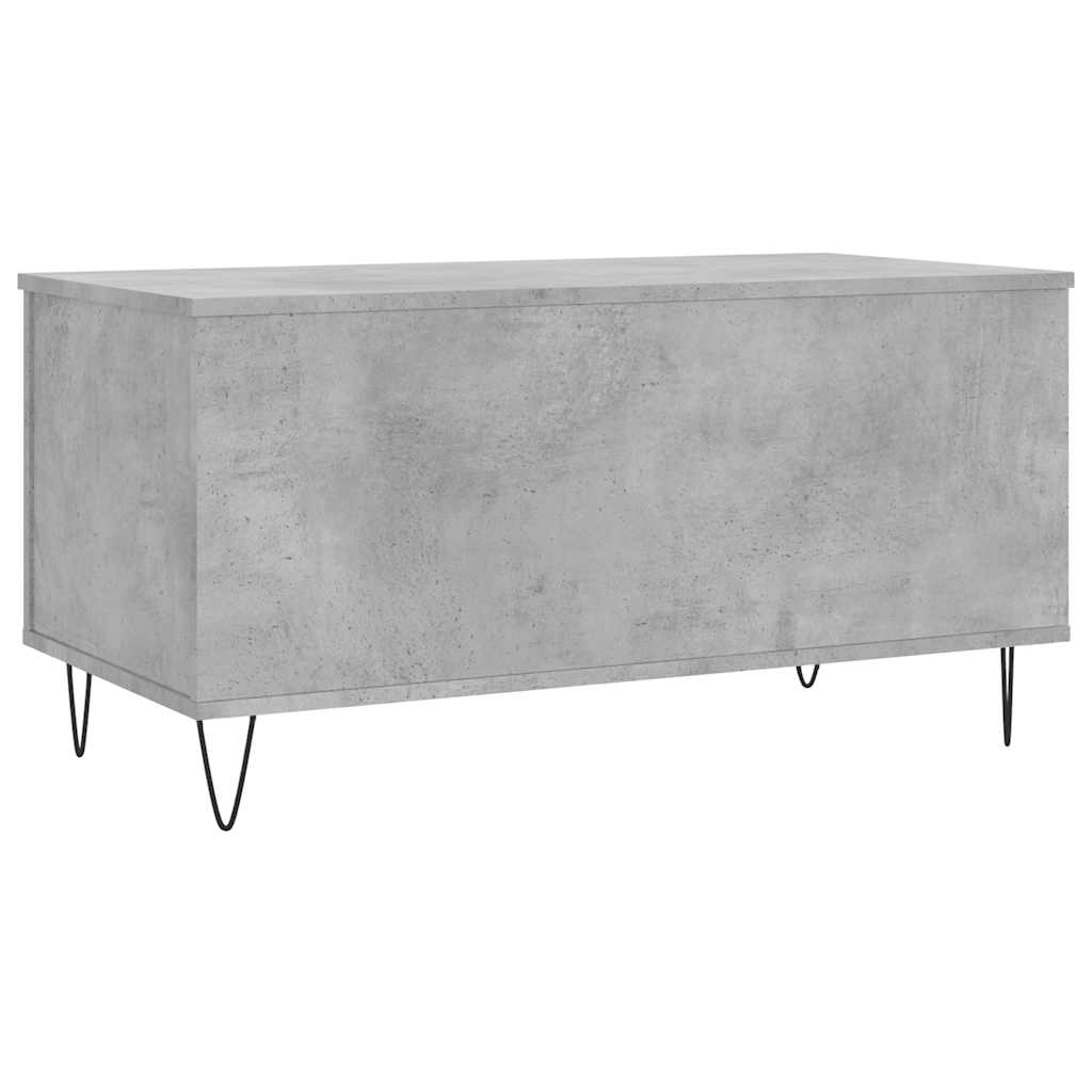 Tavolino Salotto Grigio Cemento 90x44,5x45 cm Legno Multistrato | homemem39