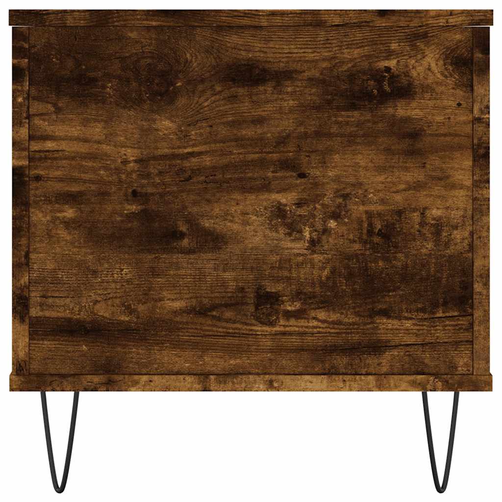 Tavolino da Salotto Rovere Fumo 90x44,5x45 cm Legno Multistrato | homemem39