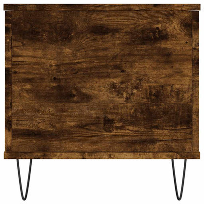 Tavolino da Salotto Rovere Fumo 90x44,5x45 cm Legno Multistrato | homemem39