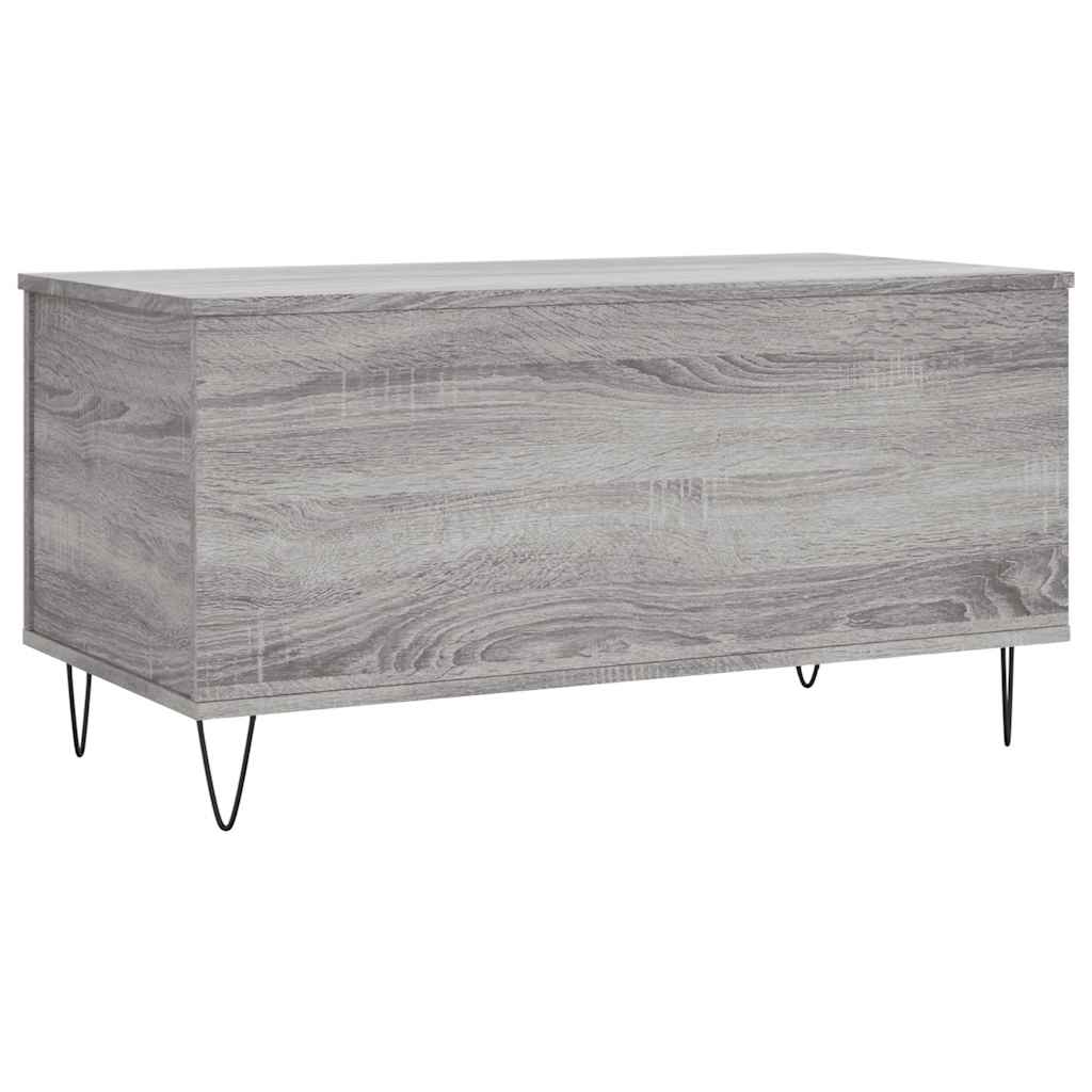 Tavolino Salotto Grigio Sonoma 90x44,5x45 cm Legno Multistrato | homemem39