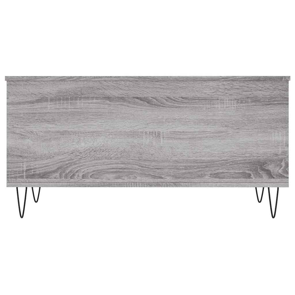 Tavolino Salotto Grigio Sonoma 90x44,5x45 cm Legno Multistrato | homemem39