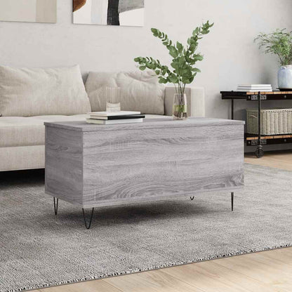Tavolino Salotto Grigio Sonoma 90x44,5x45 cm Legno Multistrato | homemem39