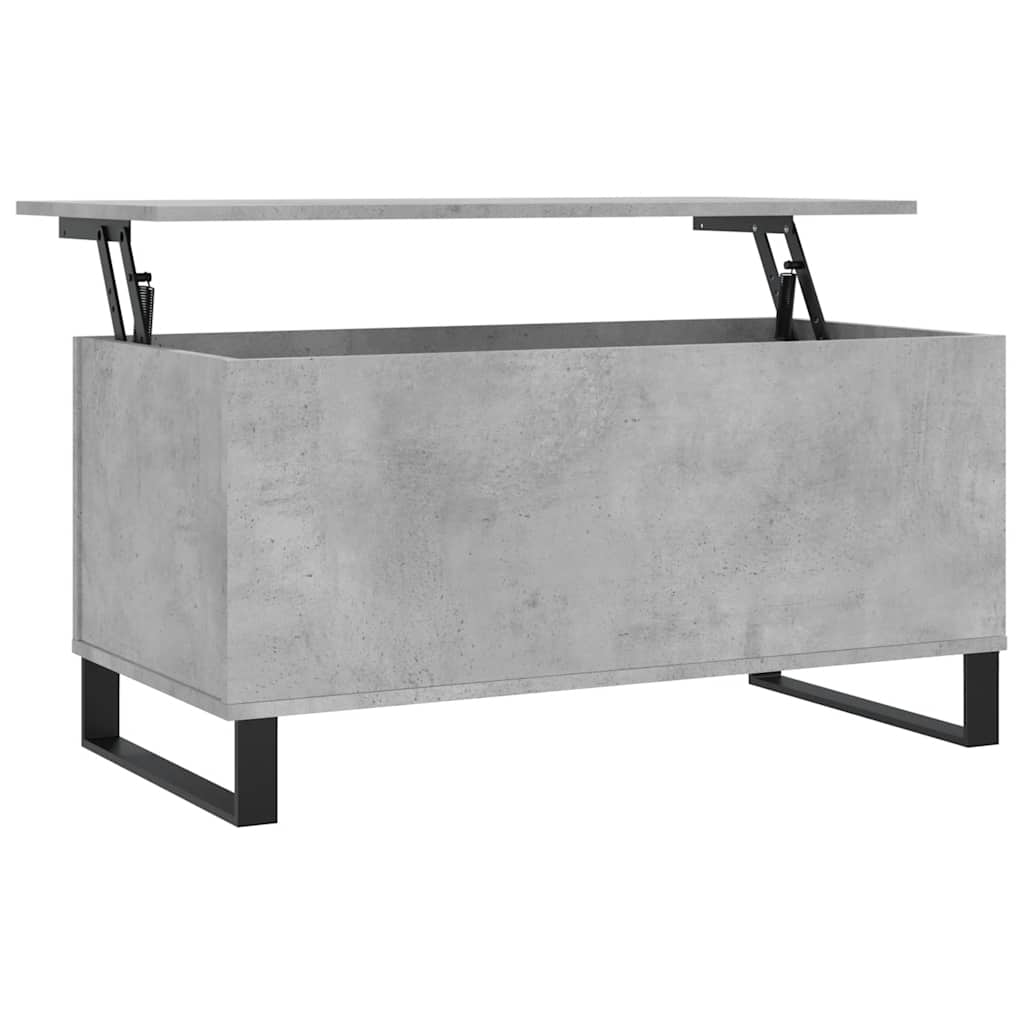 Tavolino Salotto Grigio Cemento 90x44,5x45 cm Legno Multistrato | homemem39