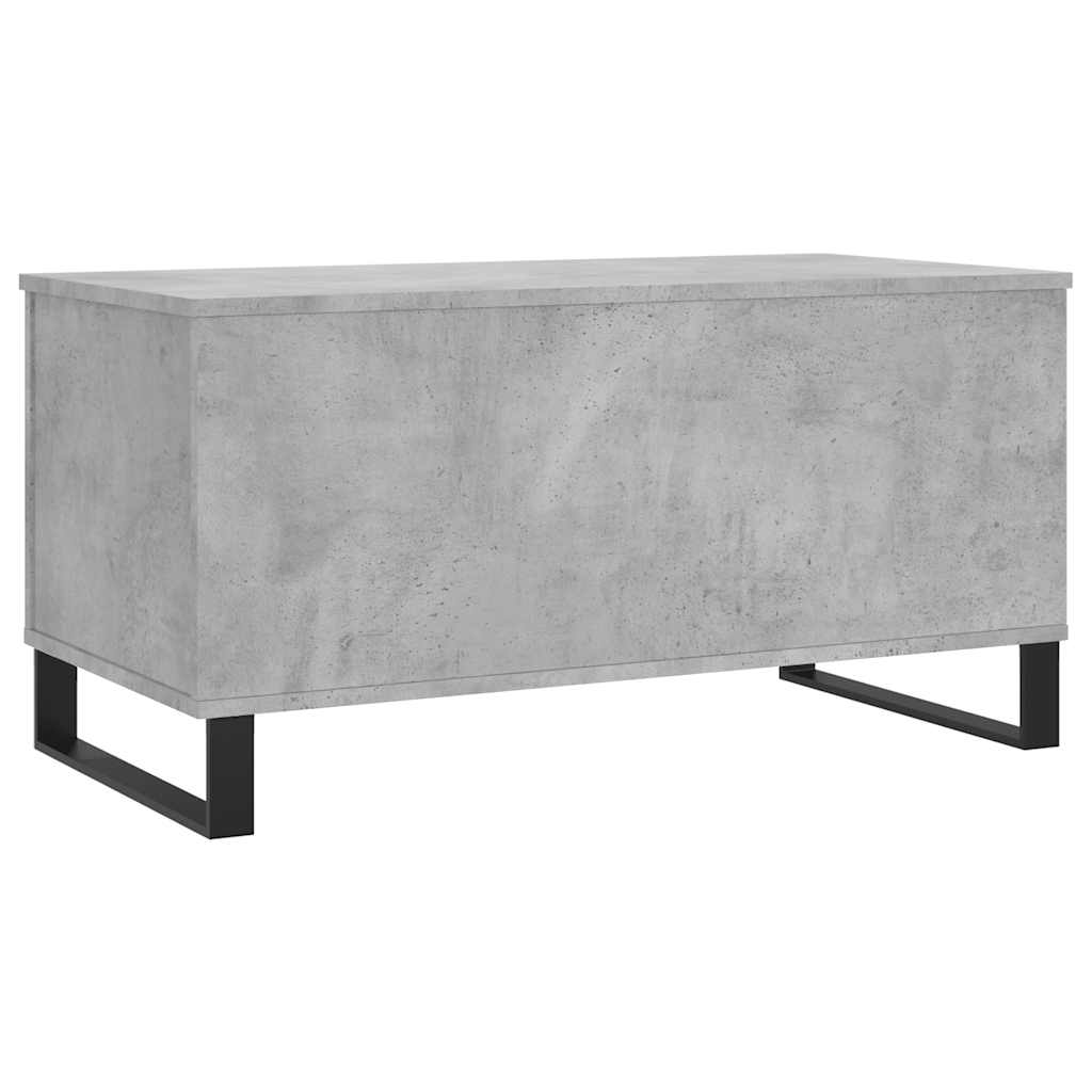 Tavolino Salotto Grigio Cemento 90x44,5x45 cm Legno Multistrato | homemem39