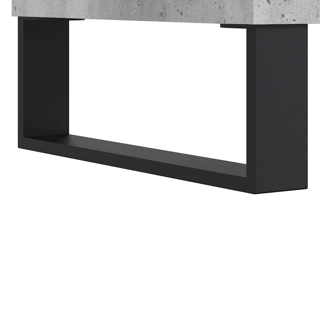 Tavolino Salotto Grigio Cemento 90x44,5x45 cm Legno Multistrato | homemem39